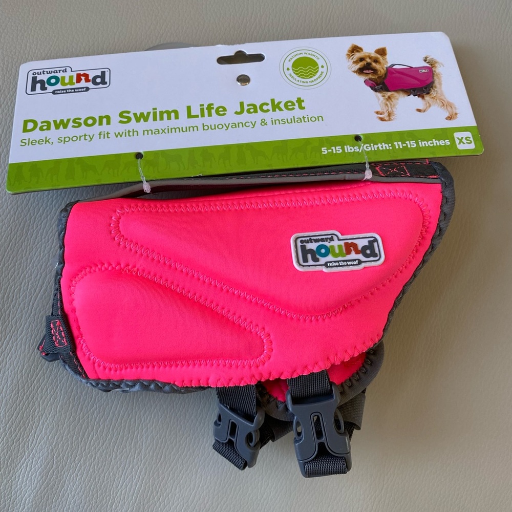 Pet life jacket - Hot Pink Outword hound Lifejacket